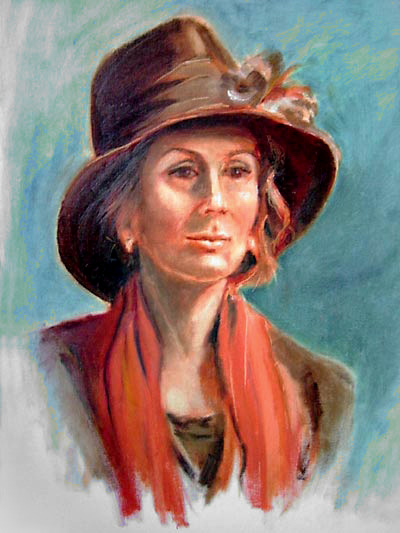 Woman in hat