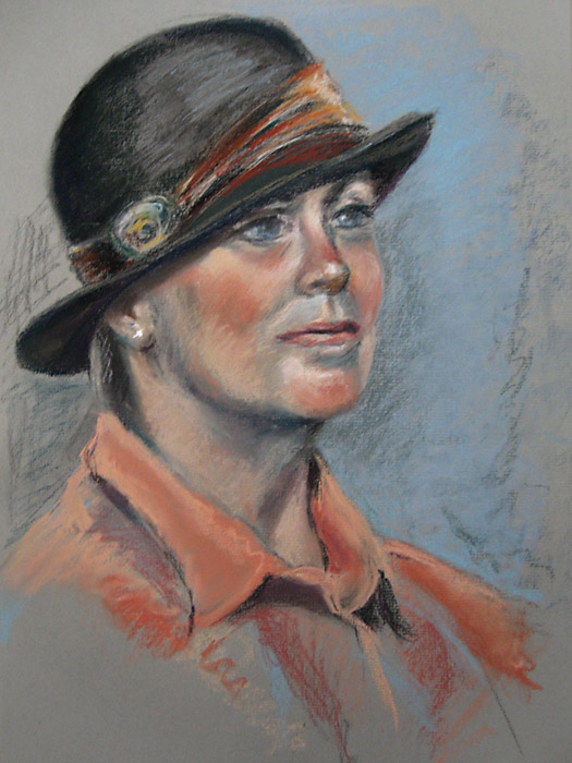 Woman in hat